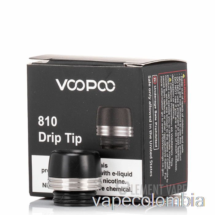 Vape Desechable Voopoo 810 Goteo Punta Negro Plata